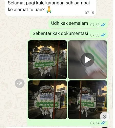 Pengiriman Papan Bunga Selamat Balai Prajurit Setia