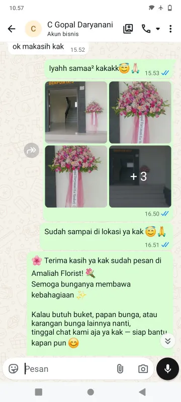 Pengiriman Karangan Bunga Balai Prajurit Setia